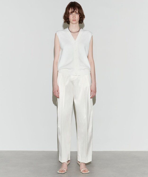 NAVE 【Nave 　洗える】ルピナス コットンニットベスト アイボリー系