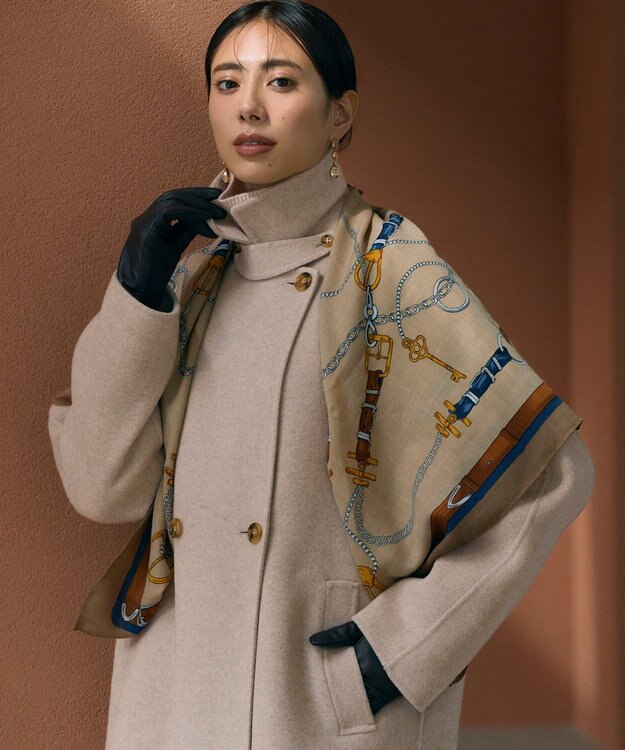 23区 L 【VERYベストアウター大賞「ロングアウター賞」受賞！/滝沢眞規子さん着用】 MANTECOPure リバー チェスターコート オートミール系