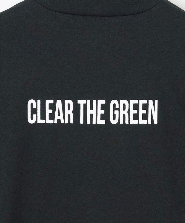 PW CIRCULUS 【吸水速乾 / UV遮蔽率99.5% UVカット / ストレッチ】【MEN】ロングスリーブモックT ゴルフ ブラック系