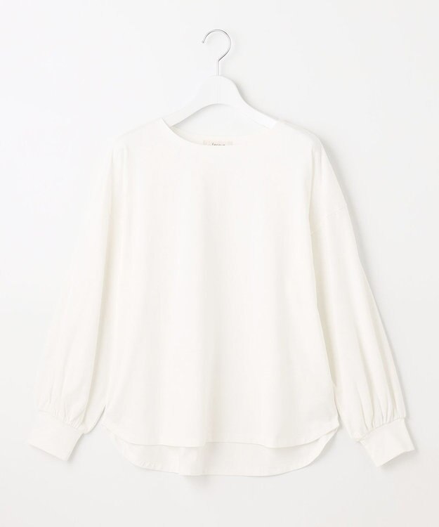 Feroux パフスリーブ ロンＴ ホワイト系