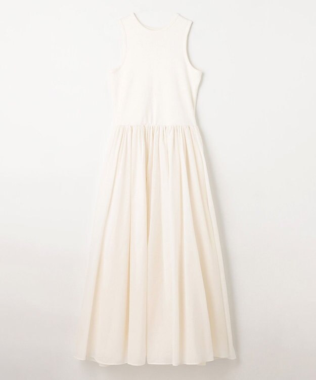 NAVE 【Nave　洗える】トランスペアレントボイル ドレス ホワイト系