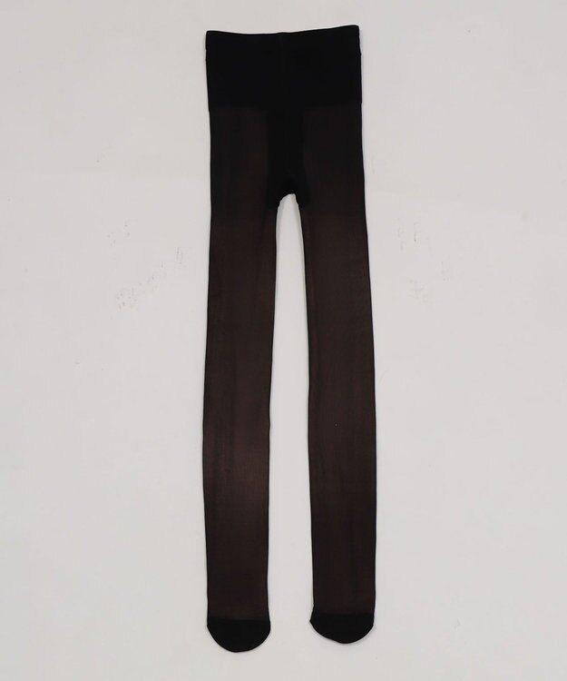 WEGO 【裏起毛】130Dフェイクタイツ ブラック