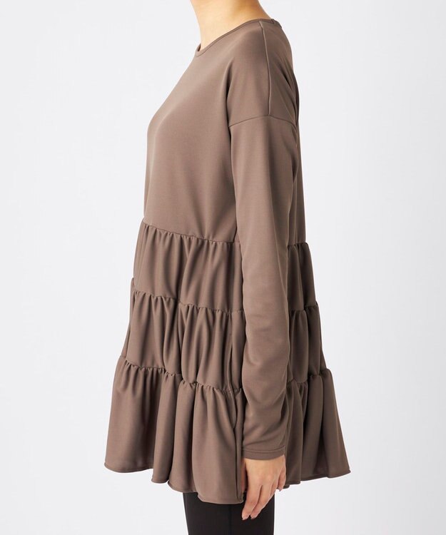 OP／FILA 【Ocean Pacific】フレアラッシュＴシャツ ブラック×グレー