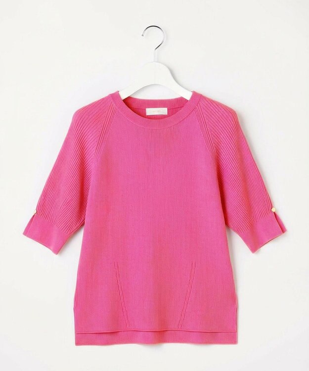 ANY SIS コクーンスリーブ ニット ピンク
