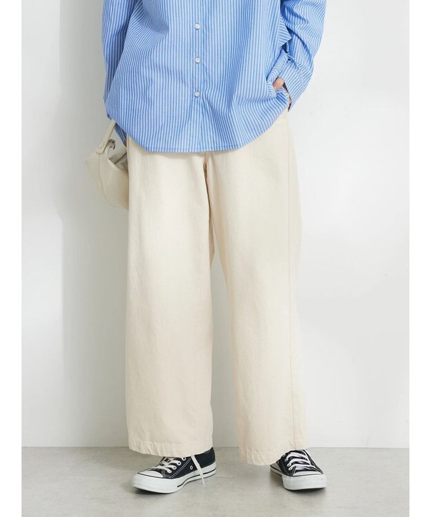 CRAFT STANDARD BOUTIQUE ２ｗａｙサロペットデニムパンツ Natural