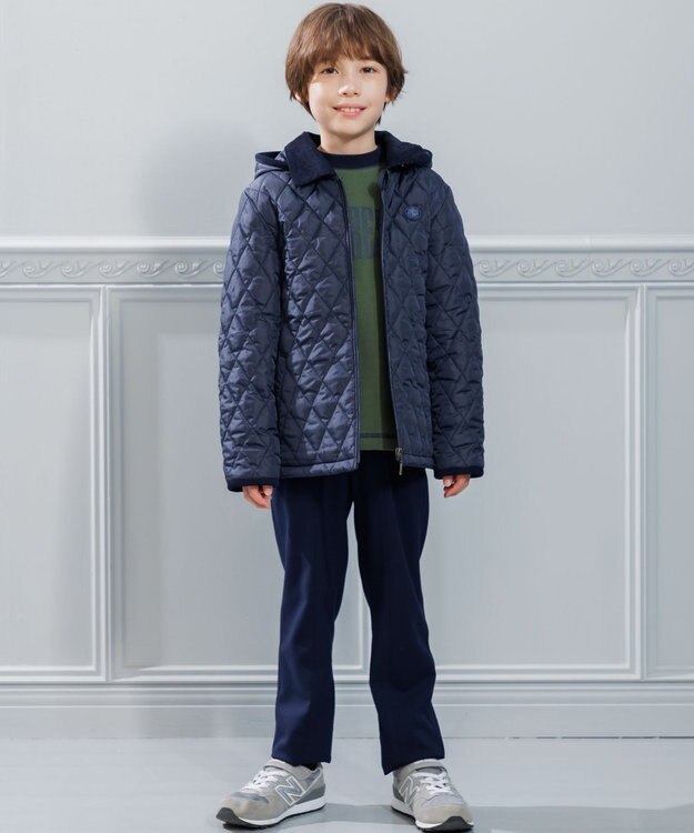 J.PRESS KIDS 【100-130cm】20/2 天竺ロゴ カットソー カーキ系