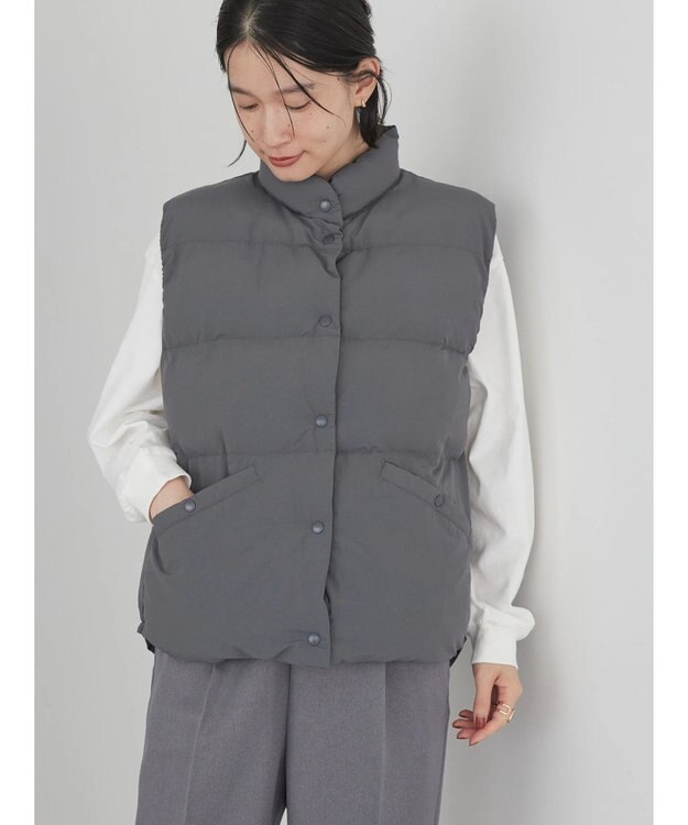 AMERICAN HOLIC キルポカリバーシブルショートベスト Charcoal Gray