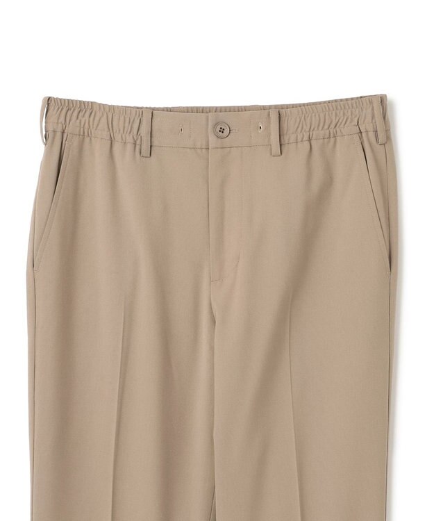 JOSEPH HOMME 新素材・新型【洗える/ストレッチ/ウエストゴム仕様】キャリーマンストレッチ ドロスト付ストレートパンツ / HOVE ベージュ系
