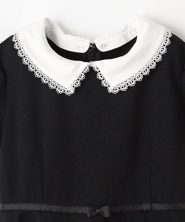 ANY KIDS 襟付きワンピース ブラック