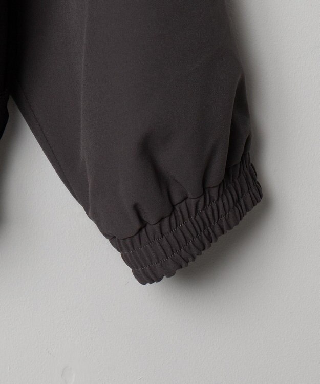 WEGO トロミスタンドブルゾン ブラック中濃色