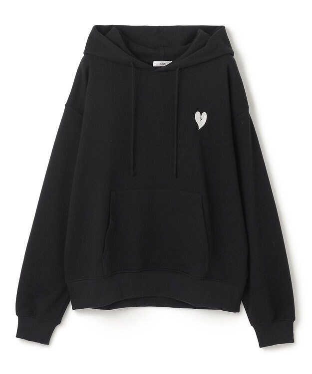 NAVE 【xNAVE】Six Sence Recordコラボ グラフィックフーディスウェット ブラック系