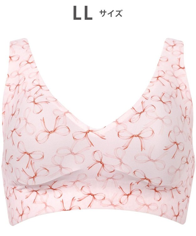 WACOAL 【GOCOCi ゴコチ】 ノンワイヤーブラ まるでつけていないような着ごこち 上向きで立体的なバストシルエット ブラトップ ハーフトップ レディース CGG536 /ワコール サーモンピンク