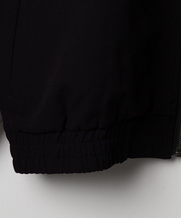 WEGO トロミスタンドブルゾン ブラック中濃色