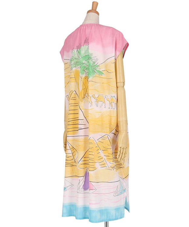 tsumori chisato SLEEP ツモリチサト ワンピース 3分袖 半袖 ルームウェア 夏 レディース UNT160 /ワコール ピンク