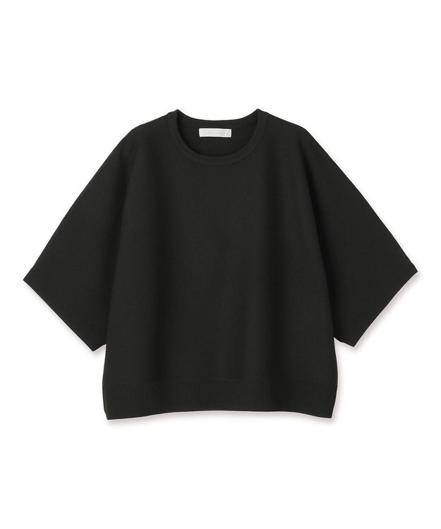 UNFILO 【一部店舗限定】BEAUTY FORM KNIT ハーフスリーブ ブラック