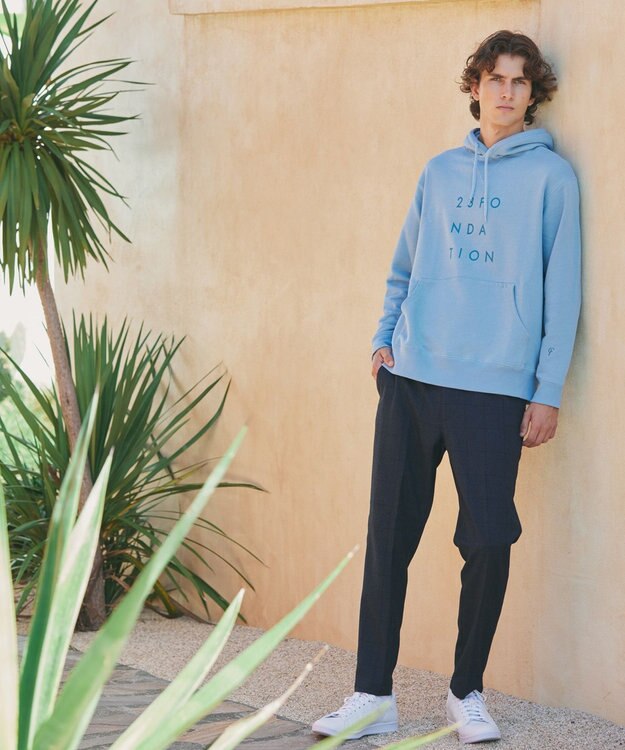 23区GOLF 【23Fondation/MEN】グレンチェック パンツ ネイビー系3