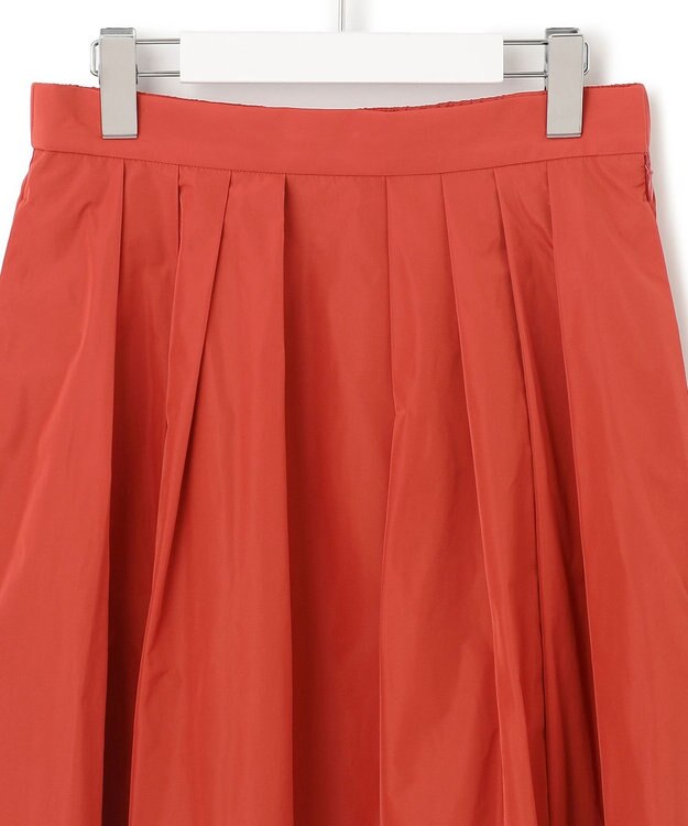 23区 【洗える】ライトメモリーウェザー フレアスカート レッド系