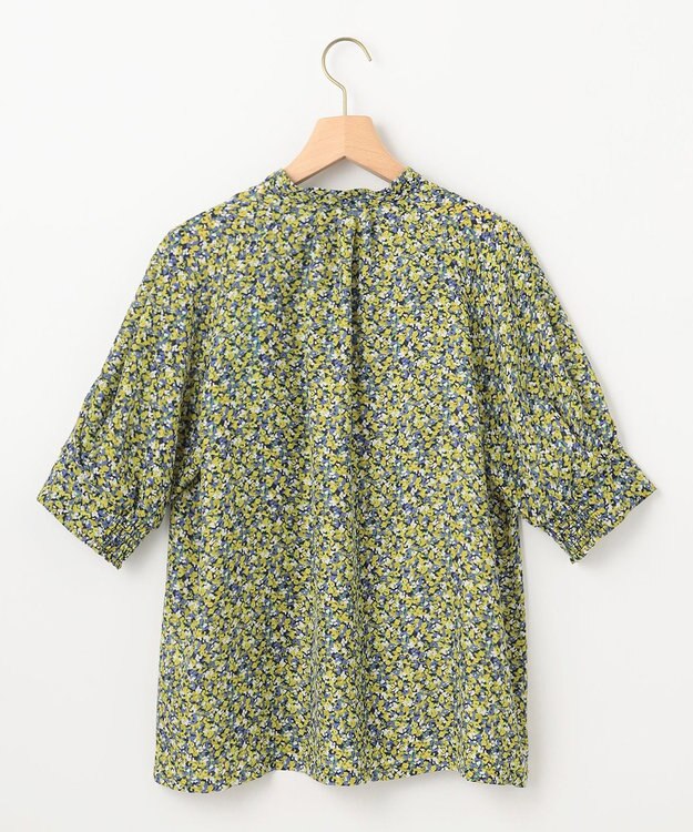 組曲 S ミニフラワープリント ブラウス イエロー系5