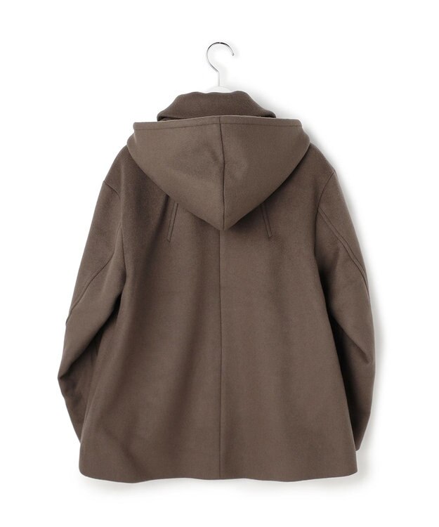 J.PRESS YORK STREET 【WOMEN】2WAY メルトン ショートコート ブラウン系