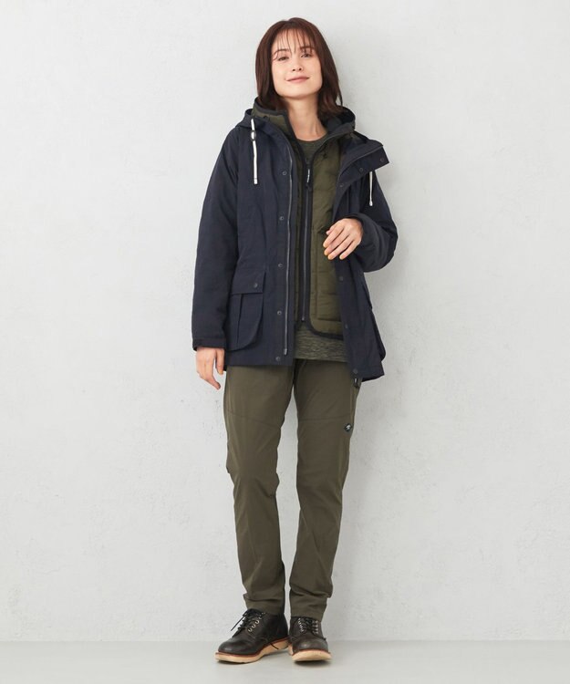 JOSEPH ABBOUD MOUNTAIN 【UNISEX】サスティナブル マウンテンパーカー ネイビー系