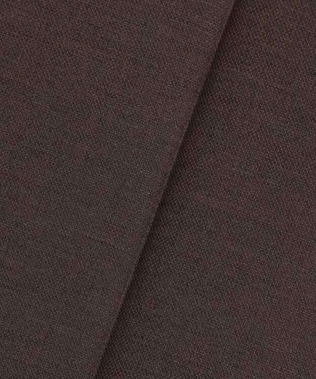 JOSEPH HOMME 新素材【ストレッチ/ウエストゴム仕様】ウール混キャリーマンストレッチ ドロスト付ストレートパンツ / HOVE ダークブラウン系