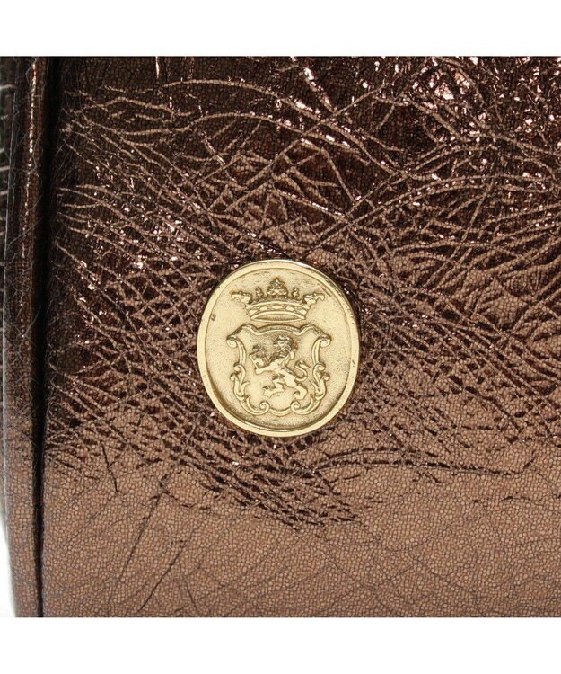 A.D.M.J. 【牛革】イタリアンレザークラックメタル2WAYボストンM ブロンズ