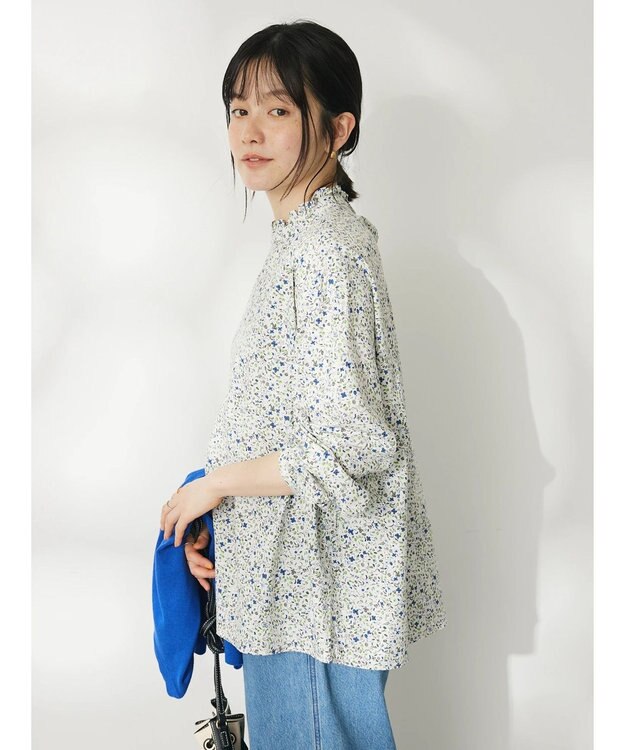 CRAFT STANDARD BOUTIQUE 衿フリルブラウス Flower