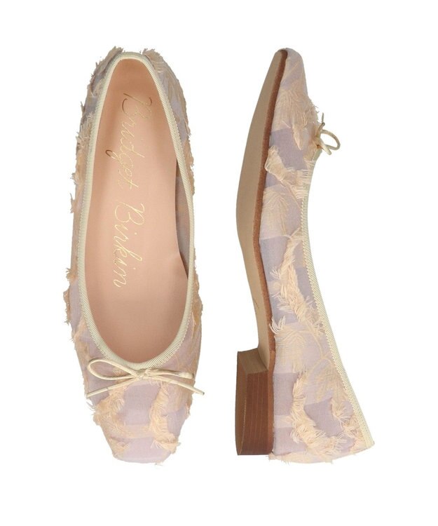 Bridget Birkin 【Bridget Birkin】シアージャガードパンプス ベージュコンビ