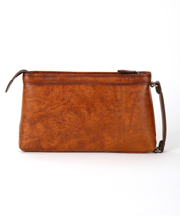 ACE BAGS & LUGGAGE LO HOMME PRESSE アルカイック 本革 日本製 セカンドバッグ 71867 ロ・オム・プレッセ ブラウン