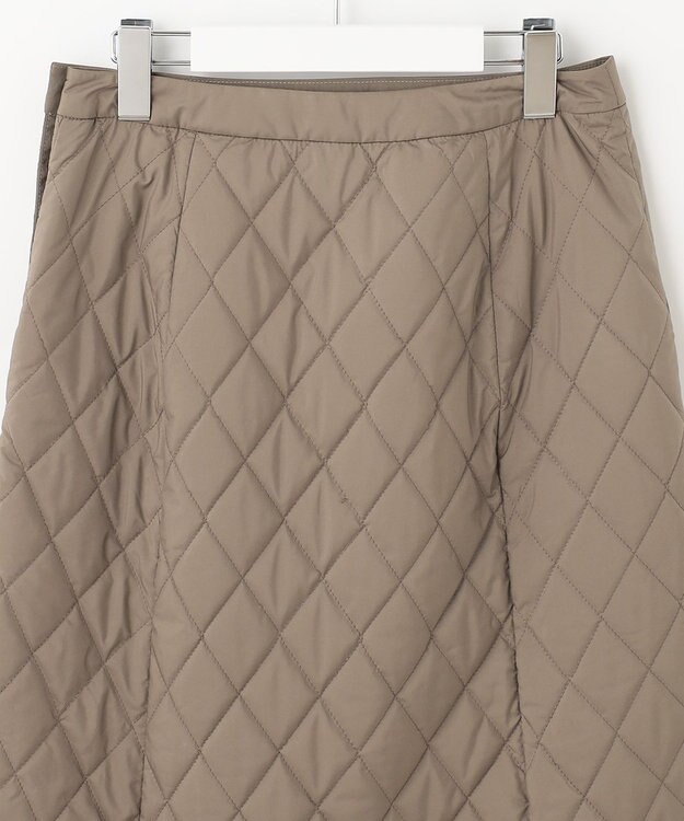 J.PRESS LADIES 高密度パウダータフタ スカート グレー系