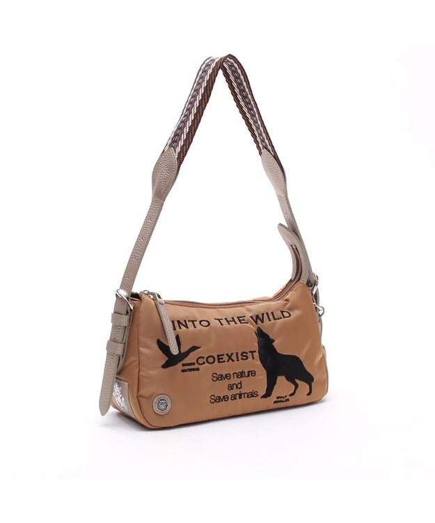 A.D.M.J. 【高密度ナイロン】デービス/ソフトワンショルダー28cm WALNUT