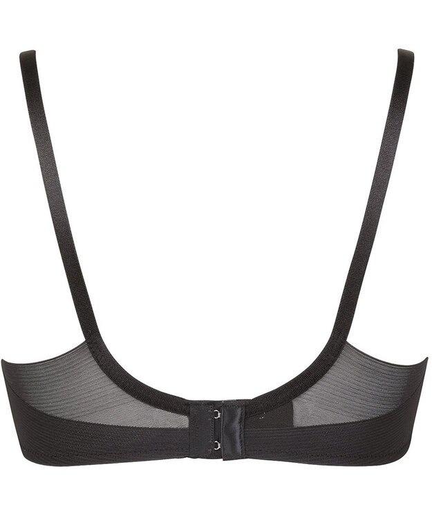 Wing ノンワイヤーブラジャー 【シンクロブラ】 動いてもズレにくい やさしくボリュームメイク MB4017 ウイング／ワコール ブラック