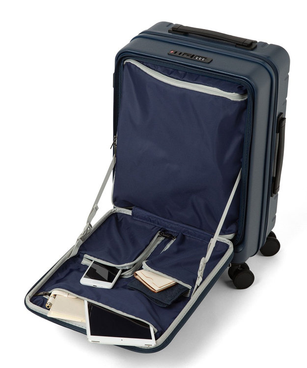 ACE BAGS & LUGGAGE ACE エスカレラ 34L 機内持込 完全フロントオープン 05651 エース ネイビー