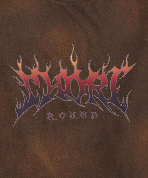 WEGO 【ユニセックス着用ITEM】フレイムグラフィックBIGT（LS） ブラウン