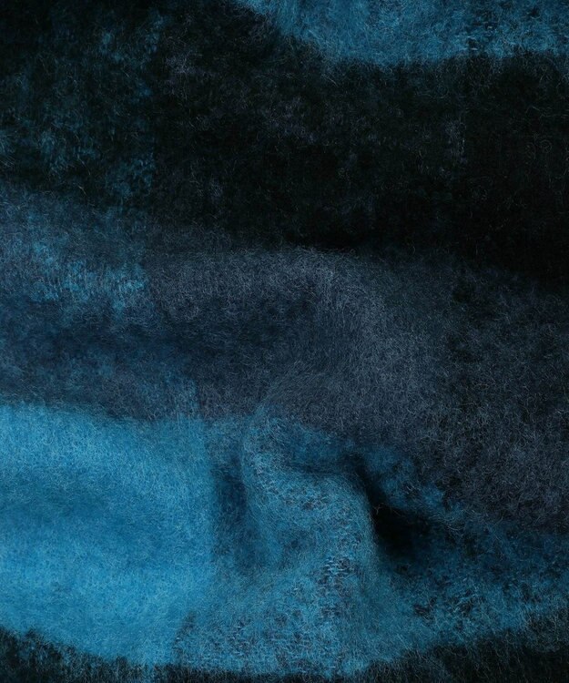 Paul Smith ソフトメリノ チェック マフラー ネイビー