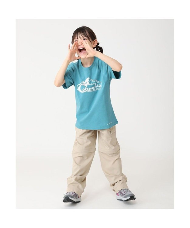 Columbia Columbia/ 【KIDS】ライトキャニオングラフィックショートスリーブTシャツ /コロンビア Teal