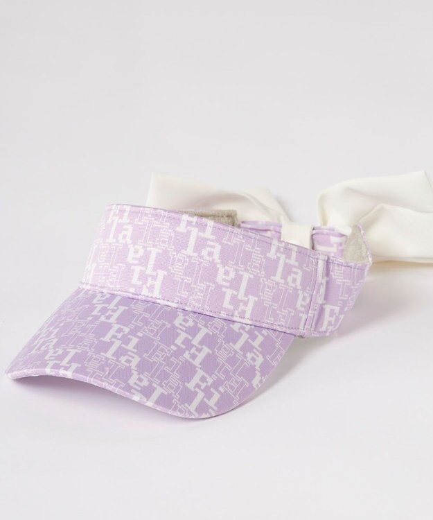 FILA GOLF／marie claire 【FILA GOLF】取り外し可能リボン付きサンバイザー ブルー