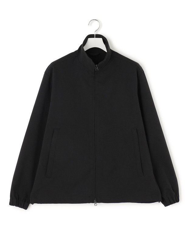 J.PRESS YORK STREET 【UNISEX】ウールライク トラックジャケット ブラック系