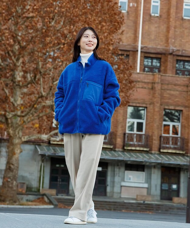 SHARE PARK LADIES 【UNISEX】ボアフリースジャケット（S・Mサイズ） ブルー