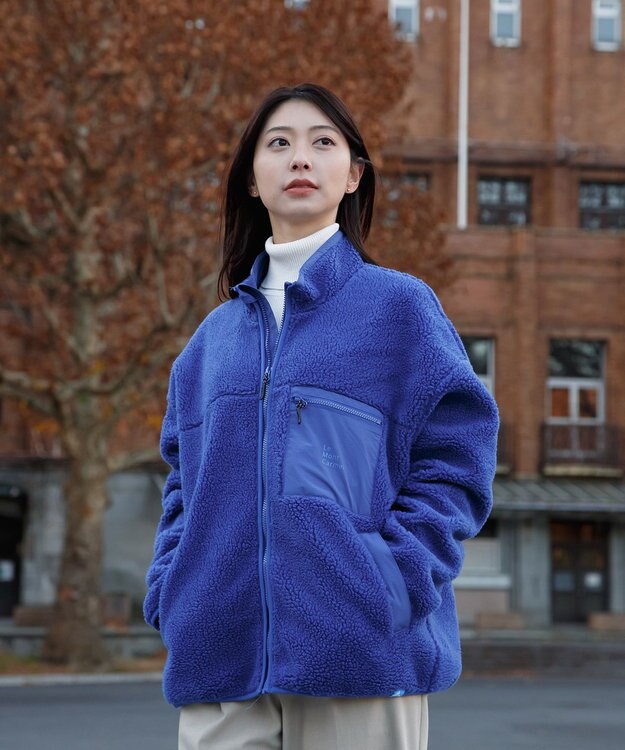 SHARE PARK LADIES 【UNISEX】ボアフリースジャケット（S・Mサイズ） ブルー