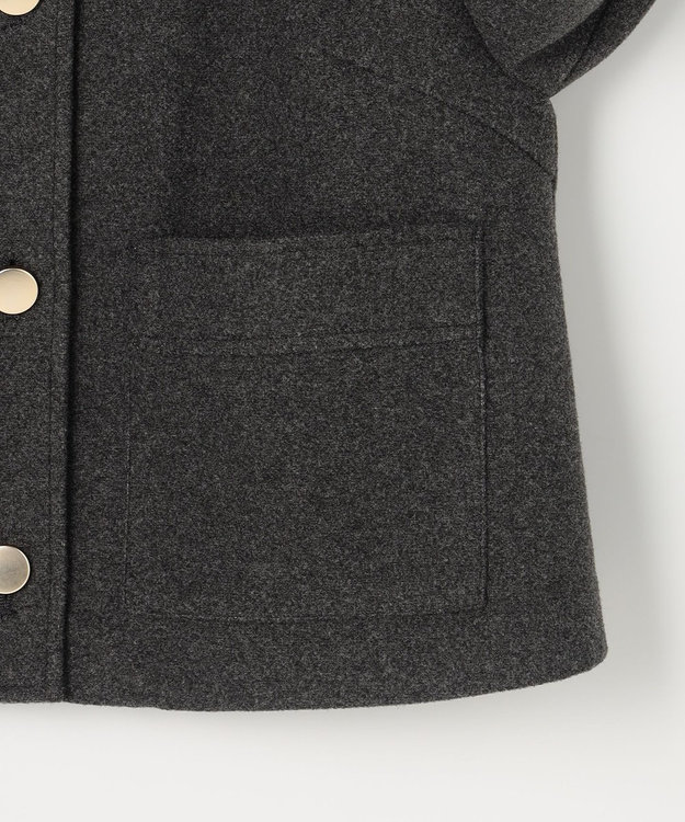 ANY SIS 【2SET】ジャケット × フレアスカート セット チャコール