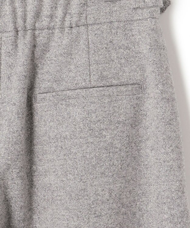 23区 S シルクネップツイード ガウチョパンツ ライトグレー系