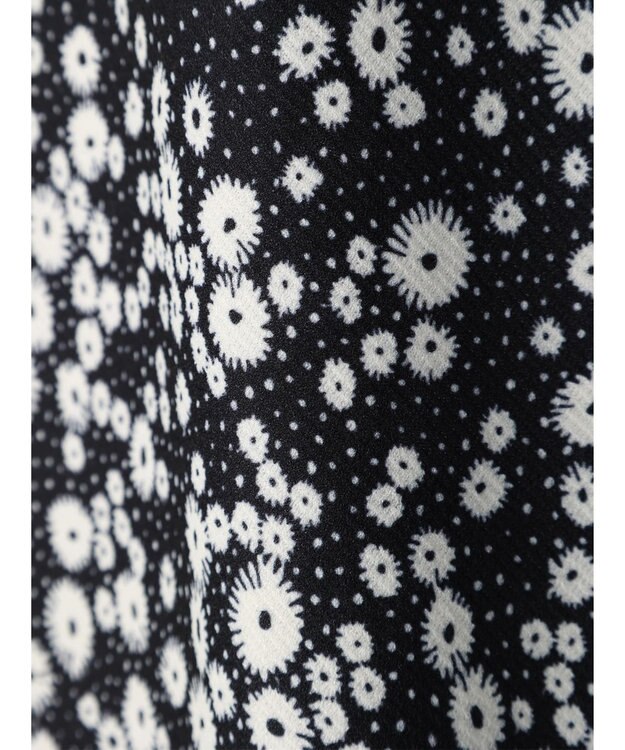 Green Parks ・ＲＡＹ　ＣＡＳＳＩＮ　フラワーｐｔナローワンピース Black