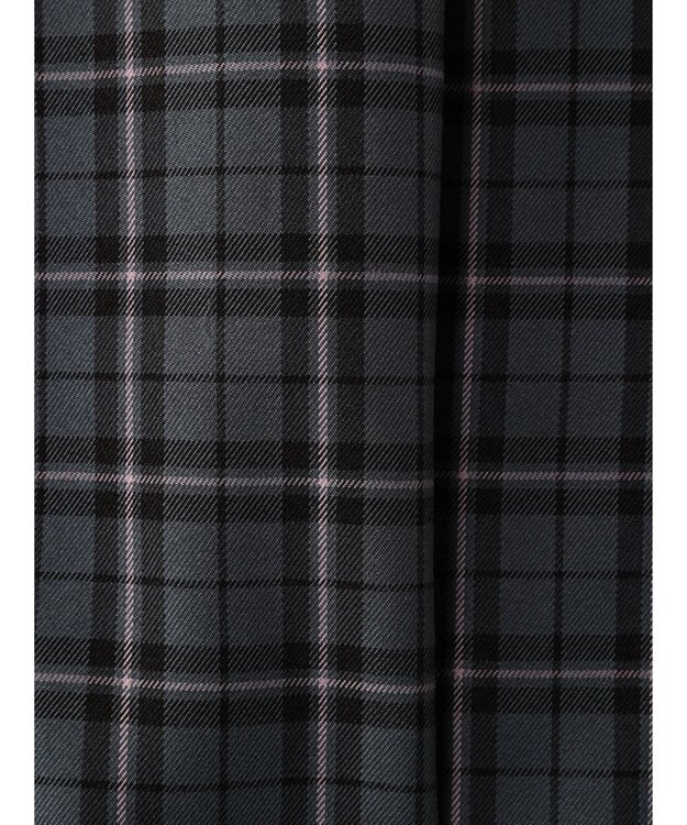 earth music&ecology チェックナロースカート Check Gray