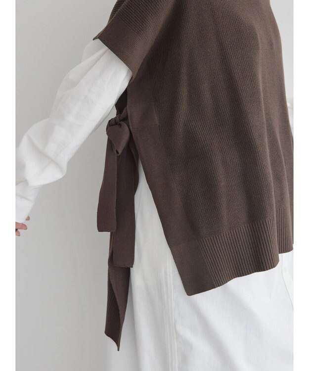 AMERICAN HOLIC ＳＥＴ　シャツワンピース＋ニットベスト Brown
