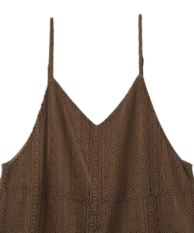 AMERICAN HOLIC 【先行予約】レースキャミサロペット Mocha