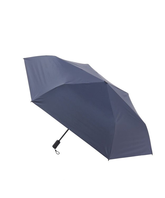 MOONBAT 【大きめ】晴雨兼用日傘 自動開閉 無地／一級遮光 遮熱 UV ワイド58cm ネイビーブルー