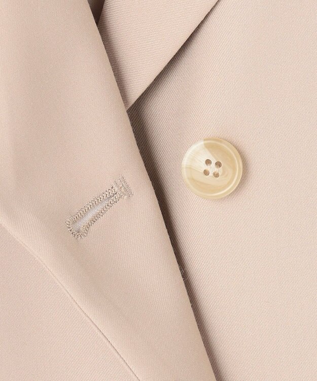 ANY SIS ノーカラーライトテロンチ コート ベージュ