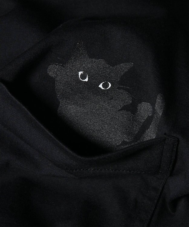 Paul Smith キャットプリント 半袖Tシャツ ブラック