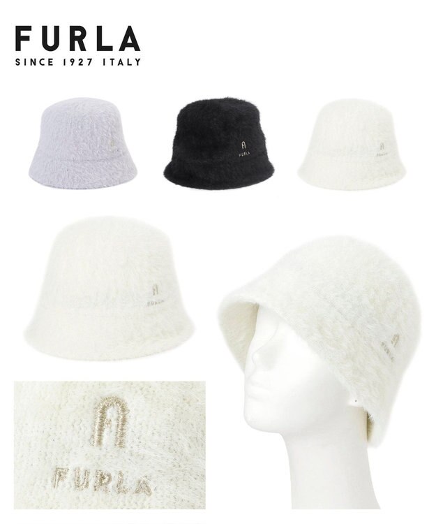 MOONBAT FURLA フェザーシャギークロッシェ オフホワイト